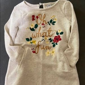 Old navy 3T sweatshirt dress